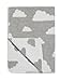 Produktbild Meyco 1531095 Babydecke / Kuscheldecke 'Little Wolke', 75 x 100 cm, grau