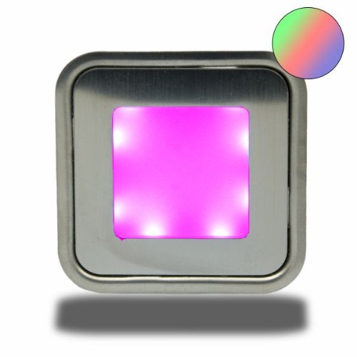 Preisvergleich Produktbild Isolicht LED Bodenstrahler 'EASY-LIGHT', quadr, IP54, edelstahl, RGB