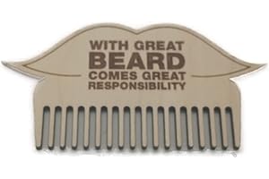 HANDMADE Beard Comb Custom Engraved Laser Cut Beard Comb, Wooden Comb, Mens Gift, Stocking filler gift, moustache comb, hipsta, hipster, fathers day, dad gift