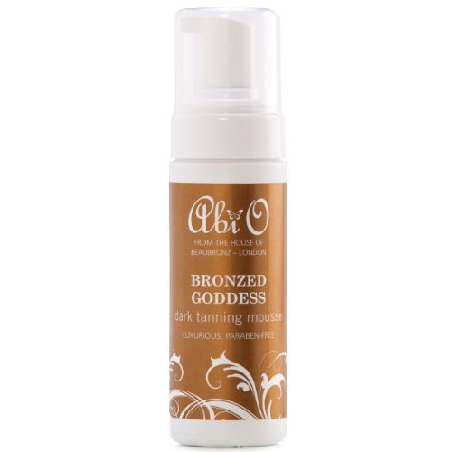 Abi O Bronzed Goddess Luxurious Deep Tanning Mousse 200ml Fragrance Free No Paraben