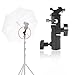 Produktbild EMOTREE Profi Studio Blitzneiger Blitzhalter "E" Schirmhalter Blitzschuh Schirmneiger Reflexschirmhalter