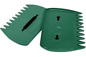 TOPofly Râteau à Feuilles, collecteur de Feuilles en Plastique pour Le Nettoyage du Jardin, avec Griffes pour ramasser Facilement Les Mauvaises Herbes.