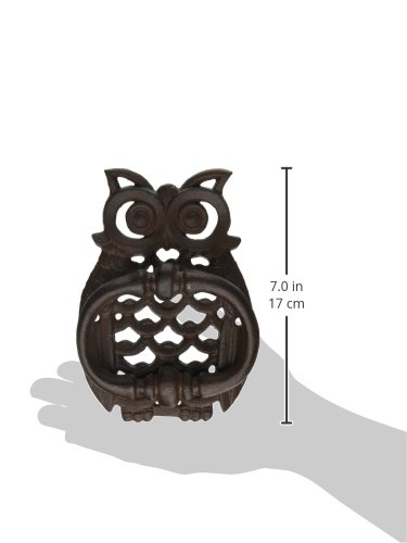 Esschert Design Eulen Türklopfer, braun, 12.8 x 3.9 x 18.2, TT183 - 2