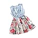 Produktbild SANFASHION Baby Babykleidung, Mädchen Tutu Denim Kleid Sleeveless Spitze Prinzessin Party Röcke Pageant Kleider Kinder Kleidung
