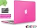 Produktbild UESWILL 3 in 1 Matte Hard Case für MacBook Pro (Retina, 13 Zoll), Modell A1425/A1502, KEINE USB-C + Tastaturabdeckung und Displayschutzfolie, Pink
