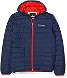 Kapuze: feste 3-Panel-Kapuze Quiksilver Jungen Scaly Jacke, Blau (Navy Blazer BYJ0), 12 Jahre (Herstellergröße: M/12)