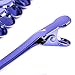 Purple Metal Section Clips Hairdressing Salon Clamps Hair Grip 12Pcs