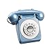 Produktbild Blau Retro Telefon Europa Amerika Telefon Festnetz Plattenspieler Telefon Knopfwahl Hoteltelefon Für Home Office Und Hoteldekor