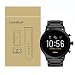 Produktbild LvBU Fossil Carlyle HR Ersatzarmband, Classic Edelstahl Uhrenarmband für Fossil Herren Smartwatch The Carlyle HR - 5. Generation (Schwarz)