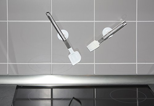 Fackelmann 61167 Universal Saughalter, 2-er Pack (farblich sortiert) - 9