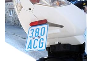 WP-S Special Parts - Set portatarga per Peugeot Jet C-Tech Force Victories L 50 ccm, motori Dark Side Jetforce C Tech Tuning