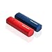 Produktbild RealPower PB-T1 Multi Pack externer kompakter Akku Batterie Handy Ladegerät Powerbank 2600 mAh für iPhone, iPad, Samsung Galaxy und weitere Smartphones 2 Stück (Rot/blau)