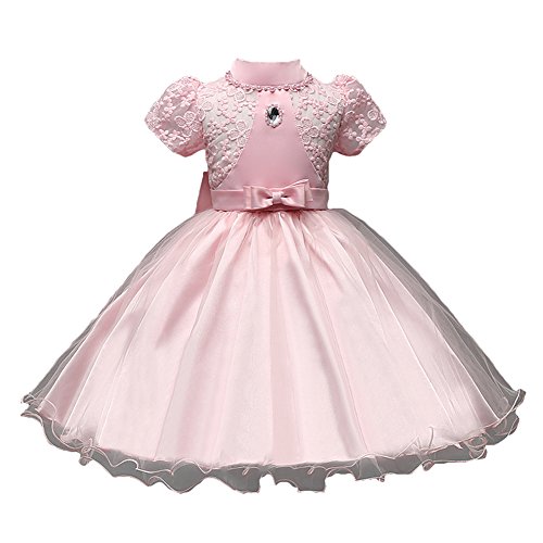Wedding Dress Amazon Christening Dress Christmas Big Bow Sequins