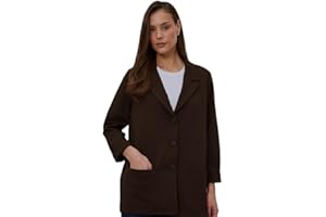 BALLANDORO Blazer Lungo Donna Elegante - Giacca Cerimonia Leggera, Cardigan Oversize Taglie Forti, Made in Italy