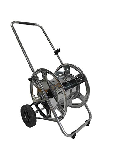 schlauchmeister24 'Profesional Manguera Carro - Acero Inoxidable INOX | Palatina GS50 | 1/2 "= 80 m, 5/8" = 60 m, 3/4 = 50 m