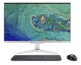 Acer Aspire C27-865 All-in-One PC – (Intel Core i5-9400F, 8GB RAM, 128GB SSD and 1TB HDD, Nvidia MX130, 27-inch Full HD Display, Wireless Keyboard and Mouse, Windows 10, Silver)