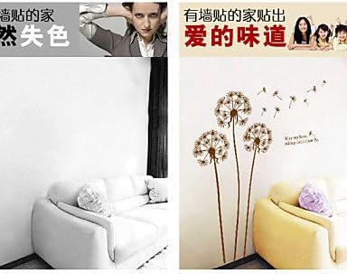 MUCASTLE Botanical / Words &amp; Quotes Wall Stickers Plane Wall Stickers,pvc 60*90cm , coffee Kitchen