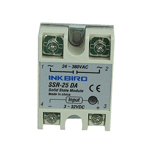 Inkbird Dual Digital Temperaturregler Thermoelement PID Temperature Controller 220V ITC-100VH + K sensor + 25A SSR Solid State Relais - 6