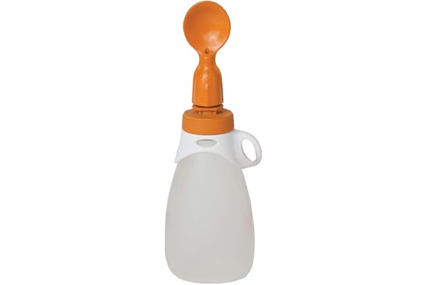 Infantino - Lot de 2 Cuillères Pressoir Bébé à Purée "Fait Maison" + Boite Nomade - Presse Aliments Bébé - Compatible Gourde Squeeze/Poche Alimentaire - Diversification Alimentaire - Lavable