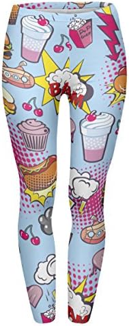 Cats Women's Ladies Girls Full Length Stretchy Leggings Workout Fitness Gym Running