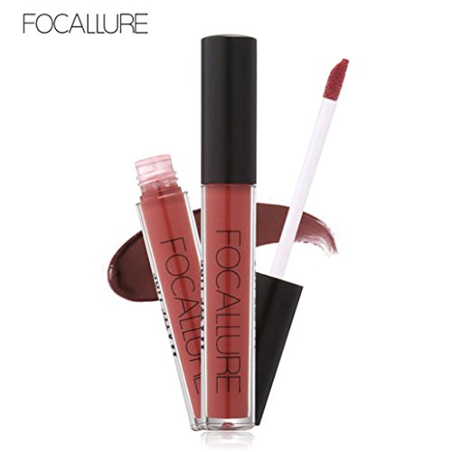Yogogo Neue Art und Weise Lippenstift Kosmetik Frauen sexy Lippen Metallic Lip Gloss - 2