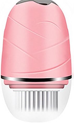 Beauty Instrument LL-Electric cleansing instrument rechargeable cleansing instrument sonic cleaning brush two-way rotating brush machine, pink