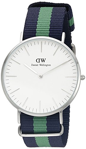 Daniel Wellington Herren-Armbanduhr XL Warwick Analog Quarz Nylon DW00100019 Daniel Wellington Herren-Armbanduhr XL Warwick Analog Quarz Nylon DW00100019