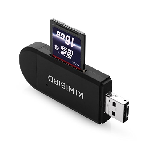 KiWiBiRDÂ® USB Type C SD/Micro SD/TF Kartenleser USB & Micro USB, Micro USB OTG & USB-A zu USB-C Adapter fÃ¼r Apple MacBook (2015, 12 Zoll), Google 2nd Chromebook Pixel (2015), Pixel C, Nexus 5X & 6P, HP Spectre x2, Lenovo ZUK Z1, LG G5, HTC 10, und andere Typ C GerÃ¤te, Smartphones/Tablets mit OTG Funktion, PCs und Laptops