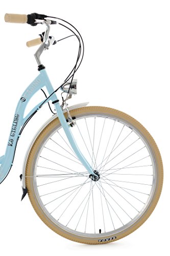 KS Cycling Damen Fahrrad Casino 6 Gänge, hellblau, 28, 716C - 7