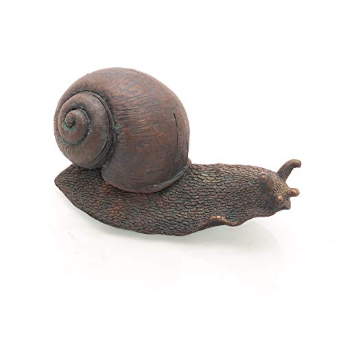 Antikas - escultura de piedra jardin - estatua de jardín - piedra adorno de jardín - estatua caracol de piedra - decoración jardin