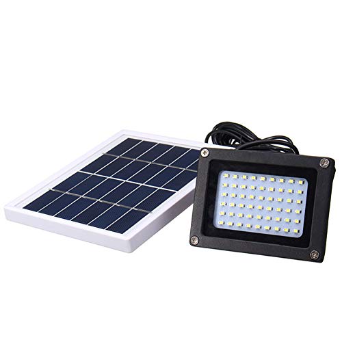 Preisvergleich Produktbild Majome Solarbetriebenes Flutlicht 54 LED Ganztägiger Sensor Wasserdichtes Sicherheitslicht im Freien