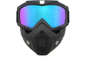 LEJUNJIE Masque Facial Complet de Masque de crâne Tactique, approprié à l'Halloween Jouant Le rôle Airsoft Paintball et Le Mask de Protection de Jeu de Guerre de CS