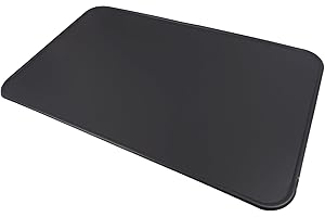 ‎BAUSTER BAUSTER® Kaminbodenplatte aus Metall – Hitzeschutz für Kamin & Ofen – Pulverbeschichtet – Schwarz, Graphit oder Kupfer – 80x49 / 50x60 / 60x80 cm – Funkenschutzplatte (Schwarz, 60x50cm)