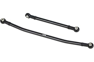 LCX Racing 1/10 RC Crawler Auto Alluminio Currie F9 Portal Axle Anteriore Collegamento Sterzo per Axial Capra UTB10, Aggiorna Ricambi Accessori