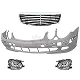Kühlergrill kpl. Set Stoßstange vorne inkl. Zubehör für E-Klasse W211 Bj. 02-06 Avantgarde