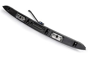 Asical Griffleiste Heckklappe mit Taster Schwarz Heckklappe Passend für 3er Limousine Compact E46 1998-2005, Autozubehör Teil# 51137171699