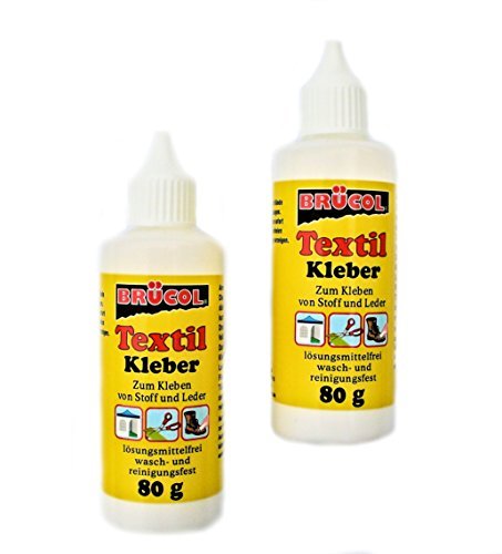 2 Flaschen Textilkleber je 80 g