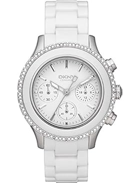 DKNY Damen-Armbanduhr Chronograph Quarz Keramik NY8672