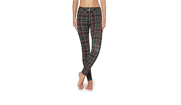 Calzedonia - Leggings da donna, motivo tartan, con cerniera Imprimé - 146c  - St. Tartan Verde XS : Amazon.it: Abbigliamento