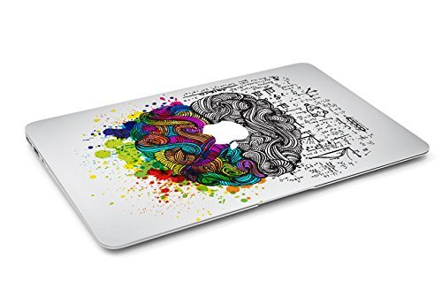 Left and Right Brain Removable Vinyl Decal Sticker Skin for Apple Macbook Pro Air Mac 13″ inch / Unibody 13 Inch Laptop - 3