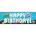 Produktbild Ocean Party Spruchband Happy Birthday, groß