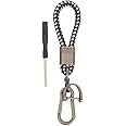 omuda Braided Keychain Leather Strap Keyring Accessories Key Chain Ring PU Rope Hook Keyring with Zinc Alloy