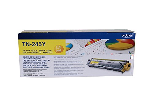 Brother Original Jumbo-Tonerkassette TN-245Y gelb (für Brother HL-3140CW, HL-3150CDW, HL-3170CDW, DCP-9020CDW, MFC-9140CDN, MFC-9330CDW, MFC-9340CDW) - 2