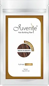 Juvenile Hair Fiber Refill Pack Medium Brown 15 Gram