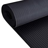 Grosor: 3 mm vidaXL Alfombrilla de Goma Antideslizante Acanalado Ancho Hogar Garaje Suelo Moquetas Materiales Construcción Bricolaje Resistente Útil 1.5x4m 3mm