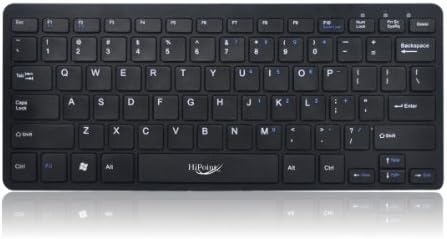 PC Outlet Leeds - HiPoint Ultra Thin Mini Desktop Design USB Computer Keyboard KB8000 Black