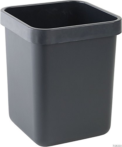3XRexel Agenda Waste Bin 28 L Charcoal
