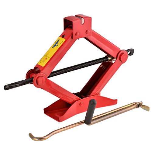 Preisvergleich Produktbild Teamyy Scherenwagenheber 1 Tonne Wagenheber KFZ Trapezwagenheber Scherenheber