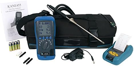Kane 455 Boiler Analyser Kit with infra-Red Printer and Carry Case