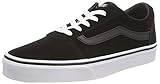 Weicher Gehcomfort Vans Damen Ward Suede Sneaker, Schwarz Black/White 0xt, 38 EU